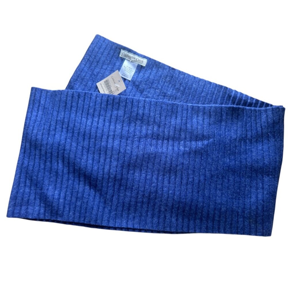 Coldwater Creek Cozy Pleated Fleece Infinity Scarf NWT